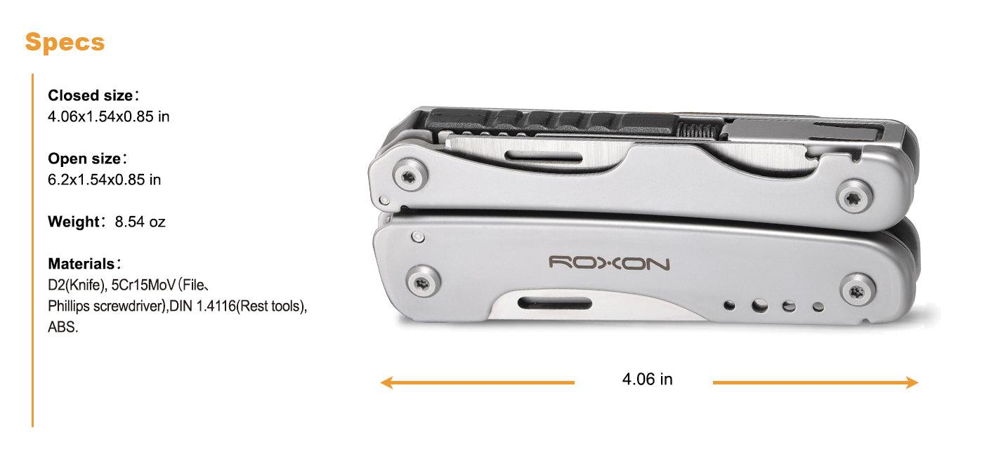 ROXON S803E Flash Elite Multi-tool Kit with D2 Steel Blade Multifunctional EDC Companion for Modern Adventurers ROXON S803E Flash Elite Multi-tool Kit with D2 Steel Blade Multifunctional EDC Companion for Modern Adventurers