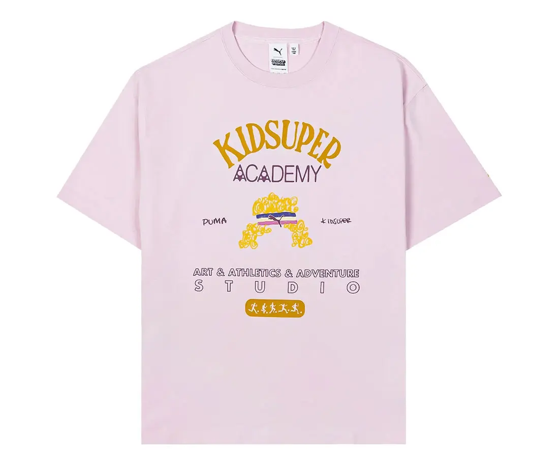 Puma x Kidsuper Men's Graphic T-shirt, Casual Short Sleeve Top with Round Neck for Active and Everyday Wear, Shortsleeve, Tshirt