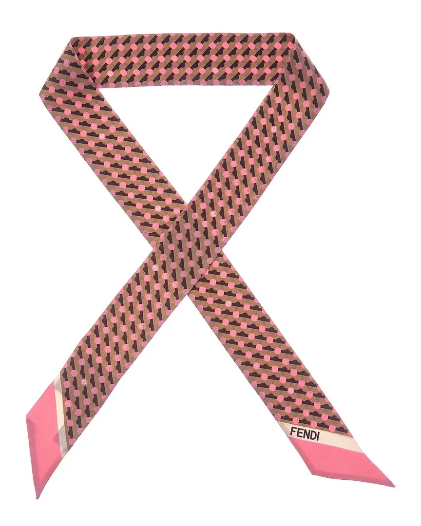 FENDI Wrappy Silk Scarf