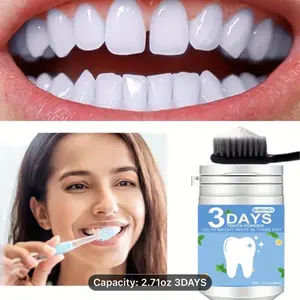 3 Days Pearl Essence Teeth Whitening Powder, Tooth Deep Cleaning Powder, Breath Freshener, Tooth Cleaning Powder For Daily Life 2.71oz Cleanser Oral Cleansing Toothbrush Brush