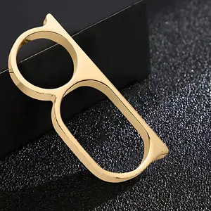 1 Hip-Hop Personality Ring, Retro Punk Style Ring, Strong Design for Men Finger Accessories 3fingerring