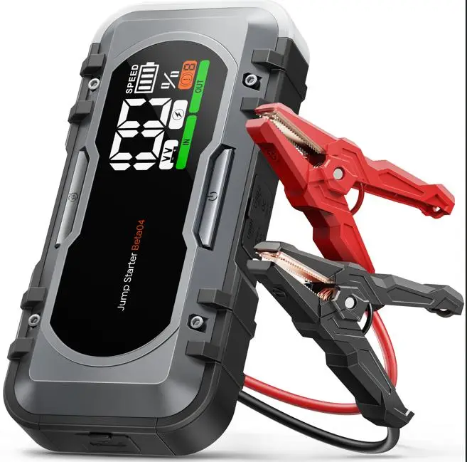 BUTURE 6000A Car Battery Jump Starter(for All Gas or up to 12L Diesel) Powerful Car Jump Starter with 65W Fast 2*USB Charge, Muiti-Purpose Battery, Sa