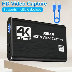 Capture Card Nintendo Switch, 4K HDMI Video Capture Card, 1080P 60FPS, HDMI to USB 3.0 Capture Card for Streaming Work with Camera/Xbox/PS4/PS5/PC/OBS