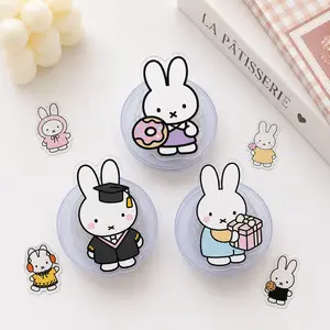 Cute Bunny Couple Magsafe Phone Grip Set - Magnetic Pop Socket & Kickstand - Kawaii Cartoon Gift
