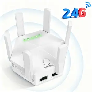 WiFi Extender with 6 External Antennas,2.4GHz WiFi Repeater,WiFi Router,WiFi Extender Signal Booster for Home Office,WiFi Extender with Ethernet Port,Game Essentials,Gifts, WiFi Range Extender