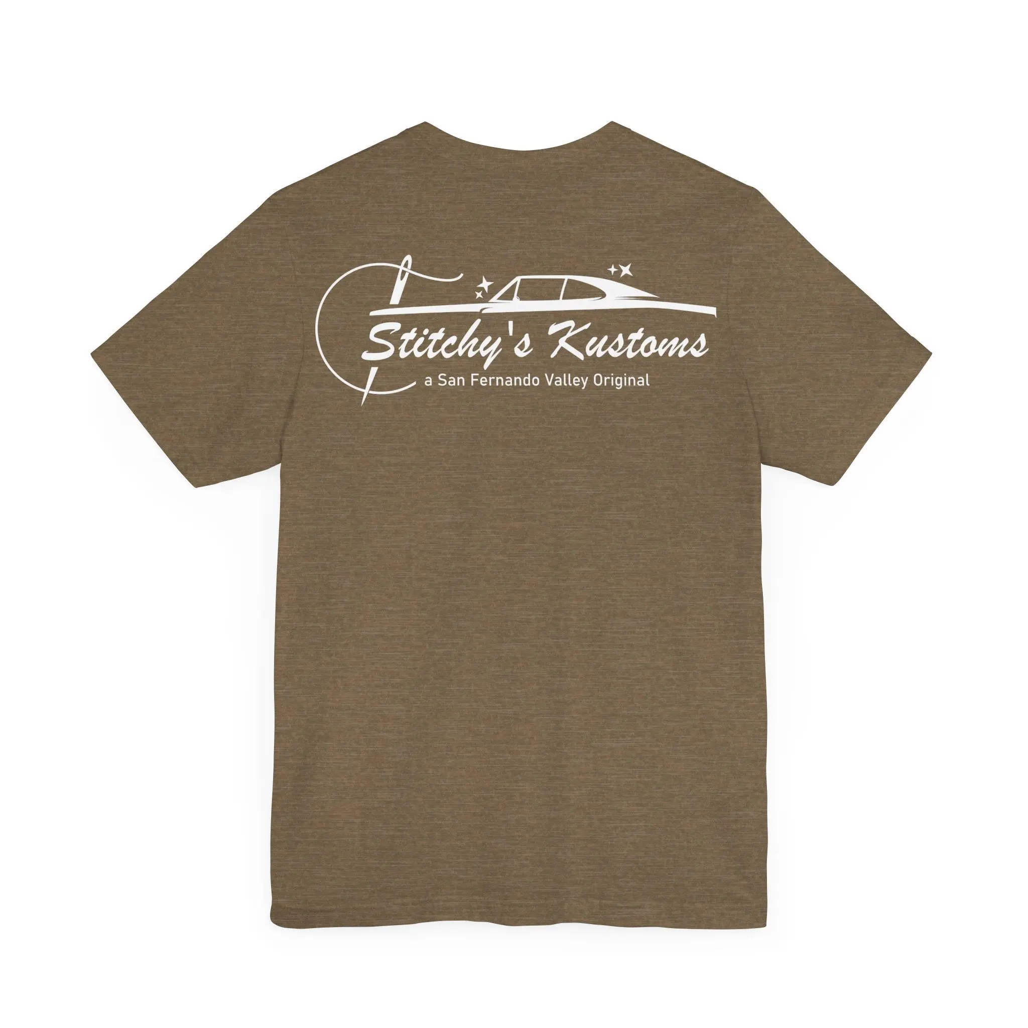 Stitchy's Kustoms White Logo Unisex Jersey Short Sleeve Tee