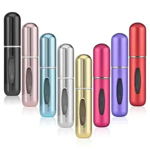 Portable Mini Refillable Perfume Atomizer Aluminum Bottle, Travel Size Scent Spray Container, Single Item Pack, Model Xinghao C595