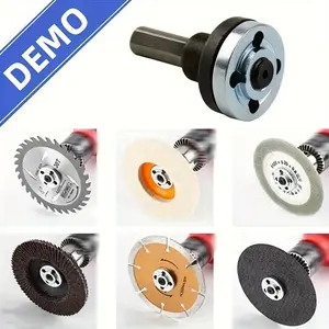 10mm Angle Grinder Accessory Kit - Medium Grit Aluminum Metal Connecting Rod Set, Suitable for Polishing Wheels, Sanding Adapters | Stylish Connection | Aluminum Shaft