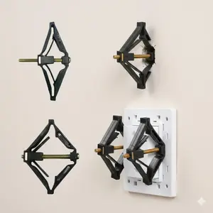 Professional Wall Switch Box Repair Kit with Stand, Durable Multi-Tool Set for Electricians, Industrial-Grade Wear-Resistant Accessories, Easy Installation & Removal, Universal Electrical Outlet Fixing Tools