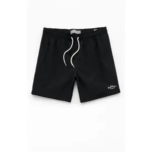 Pacsun Men's Black Collegiate 6.5" Swim Trunks