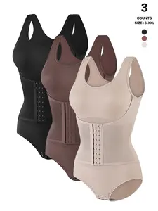 Bodysuits for Women Underwear Waist Trainer Shapewear Firm Body Shaper Tops Butt Tummy Control Faja Colombiana Open Bust Corset Fit
