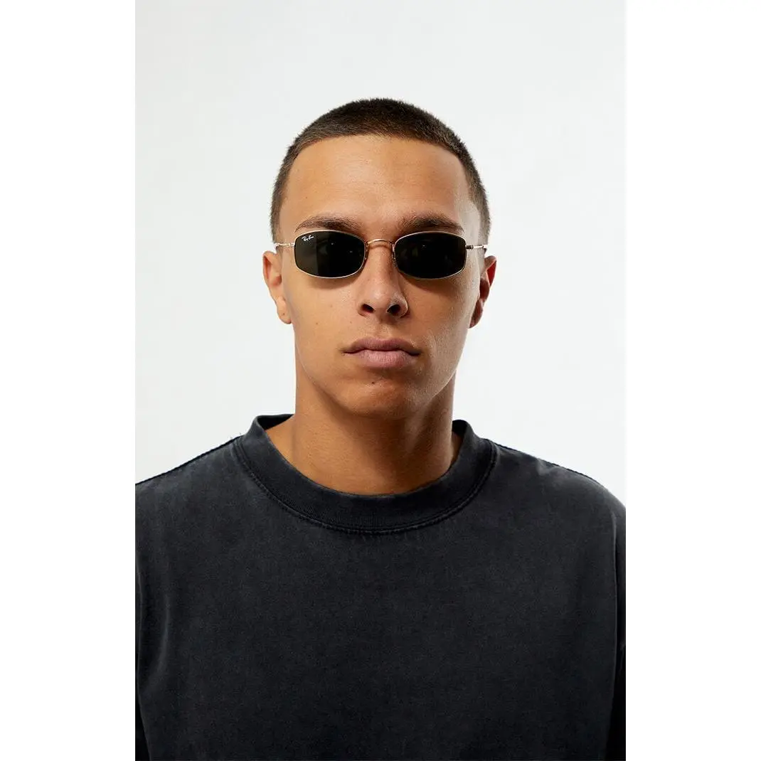 Ray-Ban Men's Gold Metal Wired Icon Sunglasses