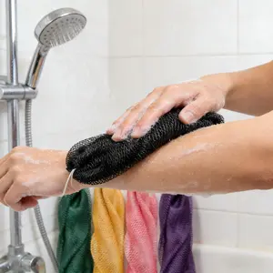 Authentic African Exfoliating Net Sponge Ethically Sourced from Nigeria Real Authentic Net Sponge Exfoliates Porous Hygiene Dries Quickly