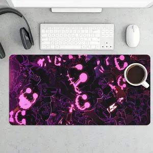 FNaF Springtrap Fluorescent Pink 31.5x15.75 in Extended Desk Mat, Large Gaming Mouse Pad, Non-Slip Base for Office & Gaming Setupe