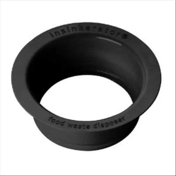 In-Sink-Erator FLG-MTBLK Sink Flange in Matte Black, Designer Colors, Disposal Accessory