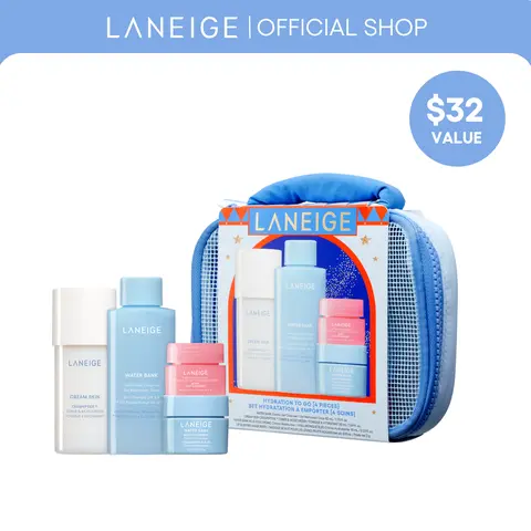 Laneige Hydration to Go Skincare Set, Hydrating, Gift Set