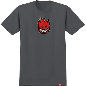 Spitfire Wheels Shirt Bighead Mid Fill Charcoal/Red/Black/White