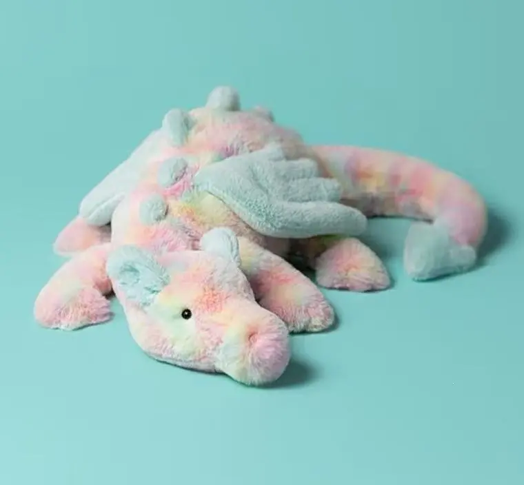 Jellycat Pastel Dragon Soft 50cm Toy - Perfect Luxury Nursery Gift Jellycat Pastel Dragon Soft 50cm Toy - Perfect Luxury Nursery Gift