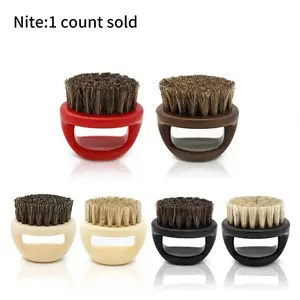 Hair Cleaning Brush, Finger Ring Beard Brush, Professional Beard Shaving Brush, Hair Brush Cleaning Tool, Cleansing