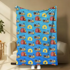 Rum Ham Always Sunny TV Show Floating Blanket, Funny Sitcom Character Home Decor For Men Women, Cozy Printed Design Gift Idea | 190326.R2994.ID00