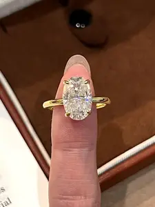Women's Oval Cut Zircon Ring Set, Ideal for Daily Wear, Travel, Proposals, Birthdays, Anniversaries, Parties, Ceremonies, Elegant Everyday Ring, Engagement Ring