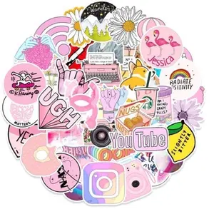 100 Pack- Large Assortment of Stickers. VSCO. Huge Variety. Great Decals