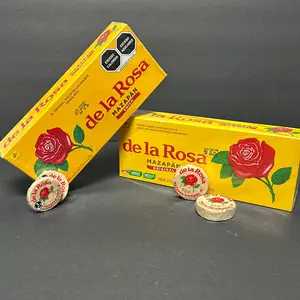 De la Rosa Mazapan, Marzipan De la Rosa, Mexican Original Peanut Candy, Regular Pack of 30 Snack Sweet Bonbon Candies Dulces Mexicanos