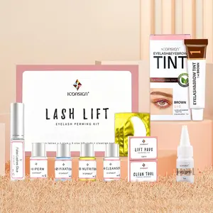 Lash Lift & Tint Kit, 1 Set Lifting Eyelashes & Eyebrow Tint Kit, Natural Curl Eyelashes & Brow Tint, Eye Makeup Products, Summer Makeup Products