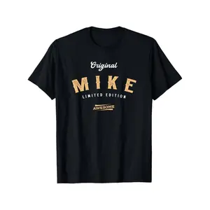Mike Limited Edition T-Shirt for Men and Women - 100% Cotton, Original Mike Design, Awesome Print, Short Sleeve, Crew Neck, All-Season Wear, Sizes S-XXXL