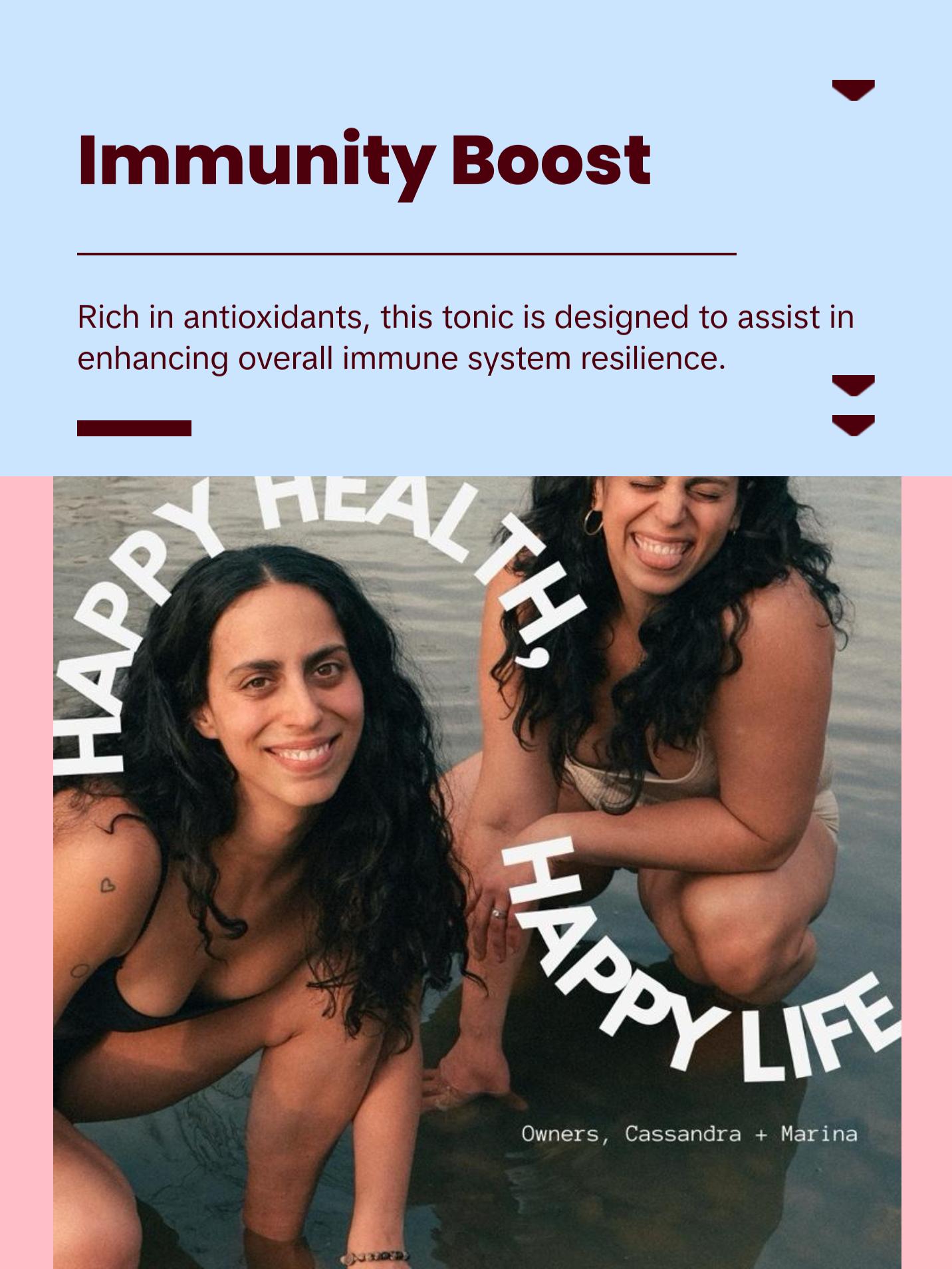 Organic Fire Cider Elderberry Hibiscus Probiotic & Gut Tonic for Immunity