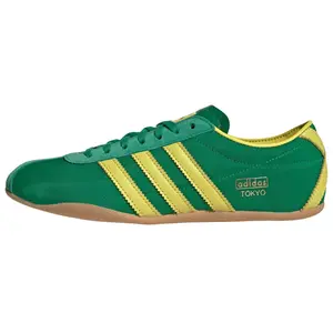 Adidas Originals Tokyo Women's Low-Top Casual Sneakers with Slip-Resistant and Durable Design in Green-Yellow Trending Shoes, House White Official Shoes to Get / Maison Mihara