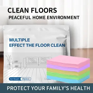 100pcs Floor Cleaning Tablets, Concentrated Mild Scent Cleaner and Polisher, Antibacterial Deodorant, for Hardwood, Composite, Tile, RV Surfaces