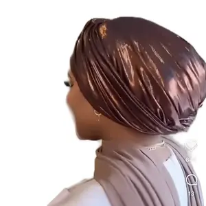 Metalic Twist Turban - Stylish & Comfortable Lightweight Iridescent Headwear for Everyday Wear Classic Versatile Easy Care