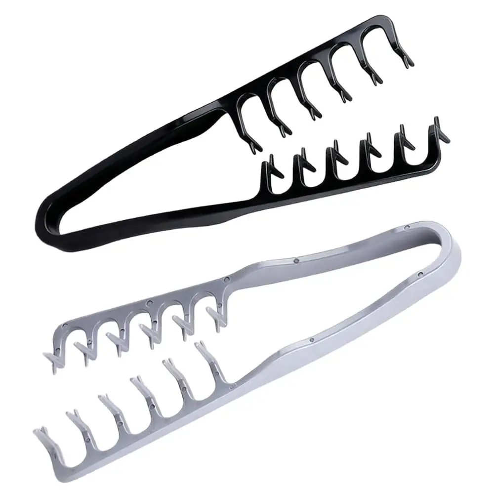 2-Pack Texture Comb – Wide & Fine-Tooth Volumizing Hair Styling Combs, Anti-Frizz Hair Tool for Men & Women, All Hair Types, Black & Gray