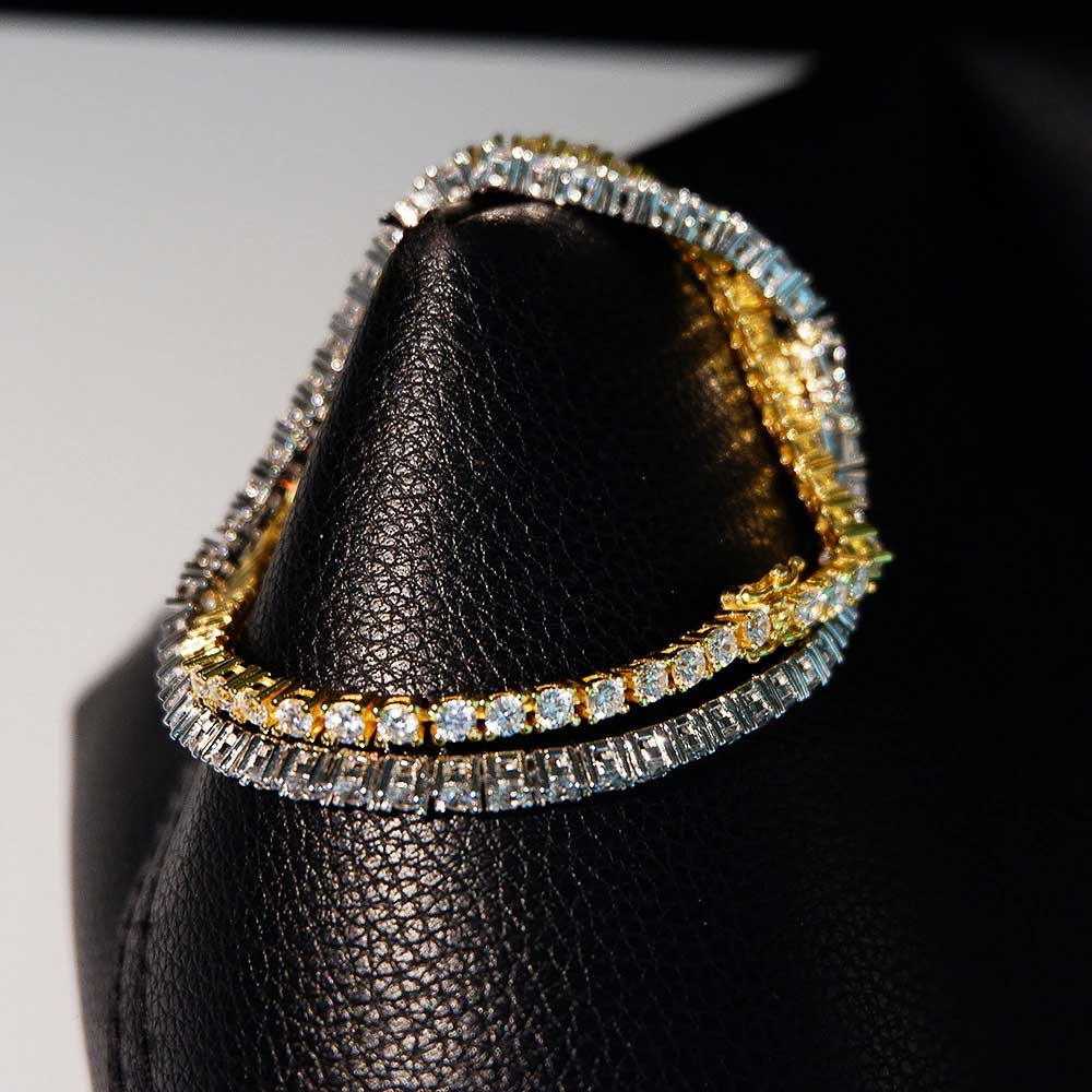 Hip Hop Jewelry 1 Row Iced Out Tennis Chain Bling CZ Men Diamond Cubic Zirconia Choker Necklace Women Drop Shipping