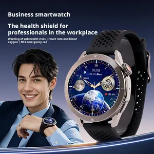 Lasca Business Smartwatch for Men & Women, Multi-Function Bluetooth-compatible Calling Heart Rate Blood Oxygen Sports Touchscreen Waterproof