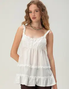 FULL TILT Womens Long Babydoll Top