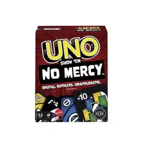 UNO No Mercy  Fast & Fun Card Game – Perfect for Family & Friends
