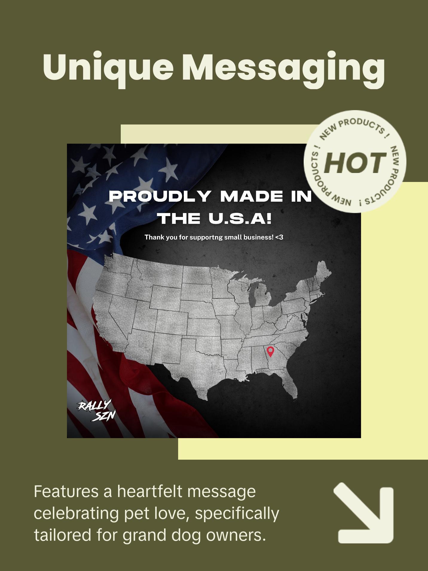 I Love My Grand Dog Pitbull – Pet Car Decal Sticker