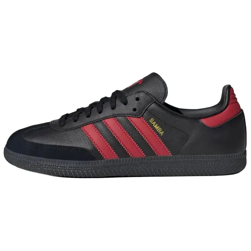 Manchester United x adidas Samba Classic Retro Sneakers, Breathable Mesh Design, for Fans, Matches & Casual Wear