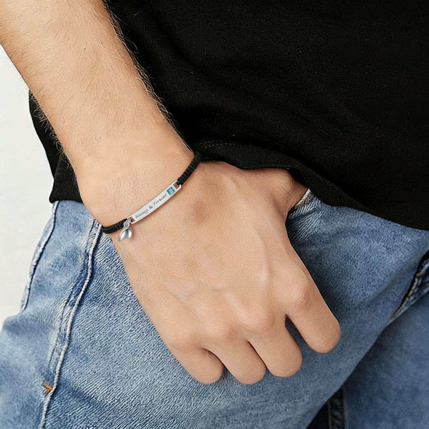 Adjustable Couple Bracelet Set, Heart Rate Bracelet, FashionBracelet for Couples, Daily Clothing Decor, Trendy All-match& Exquisite Jewelry for Birthday Love Gift, Heart Charm Bracelet