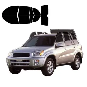 Precut Window Tint Film for Toyota Rav4 2001-2005 All Side+Rear Windshield Any VLT 2Ply Anti-Shatter, UV Block, Privacy Protection, No Trimming Needed,Heat & Glare Reduction