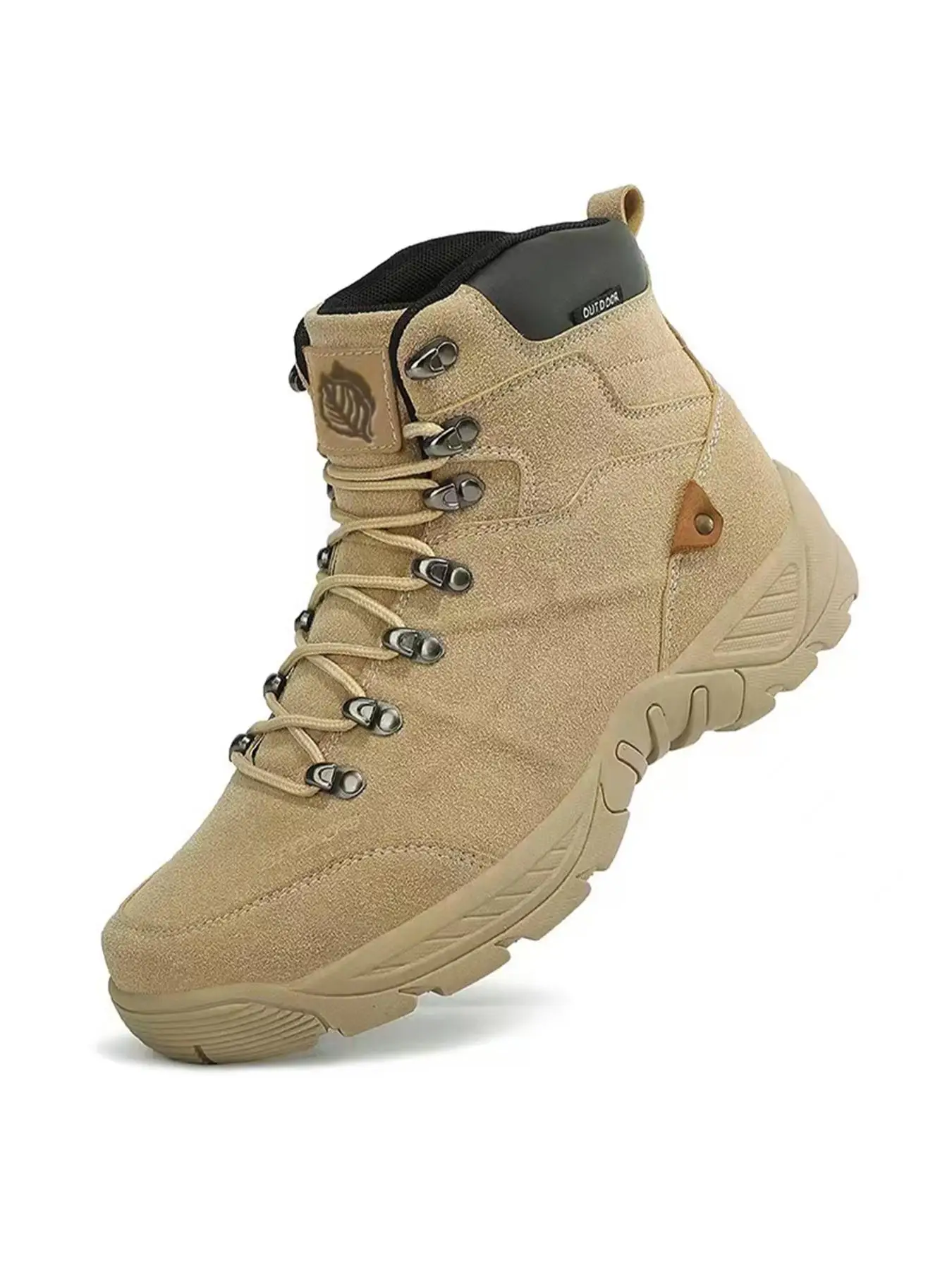 Men's Waterproof Hiking Boot, Casual Outdoor Working Boot, Fashionable Ankle Boots for Daily Wear