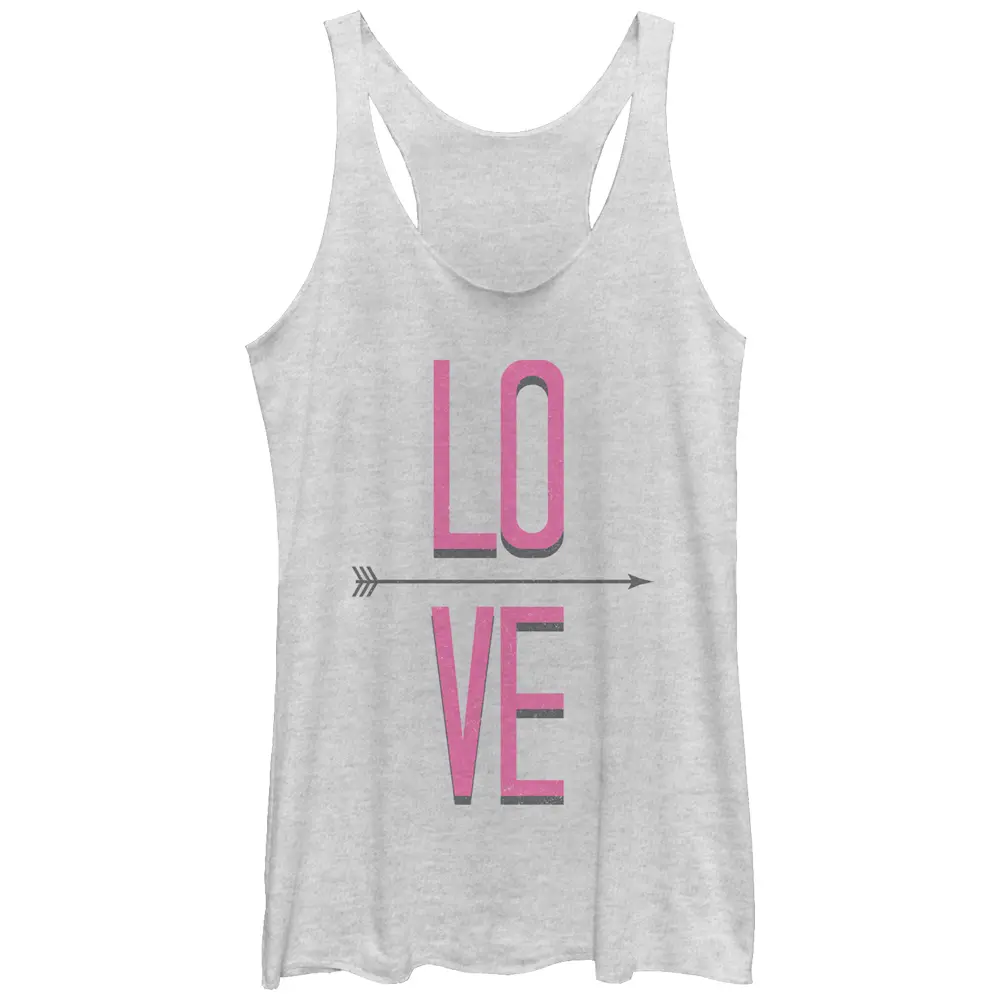 Women's Lost Gods Love Arrow Racerback Tank Top