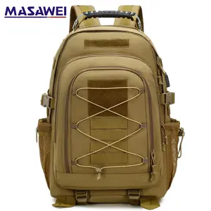 Multifunctional camouflage backpack - men's tactical rucksack, waterproof & wear-resistant, ideal for hiking, camping, travel, and mountaineering - lightweight and water-resistant