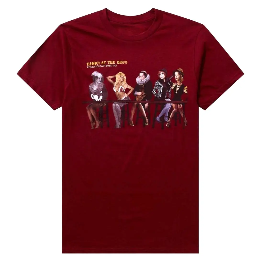 Retro At The Disco Red Unisex Full size Shirt