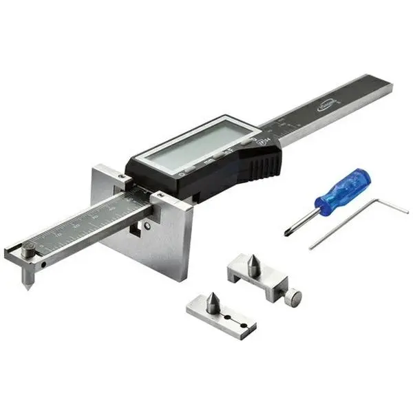 iGaging 3 in 1 Interchangeable Marking Gauge - IP54 Electronic Digital Measuring Tool with Digital Display, 0-6 in Hardened Alloy Design, 0.001 in Accuracy, All Seasons Use, Includes CR2032 Batteries