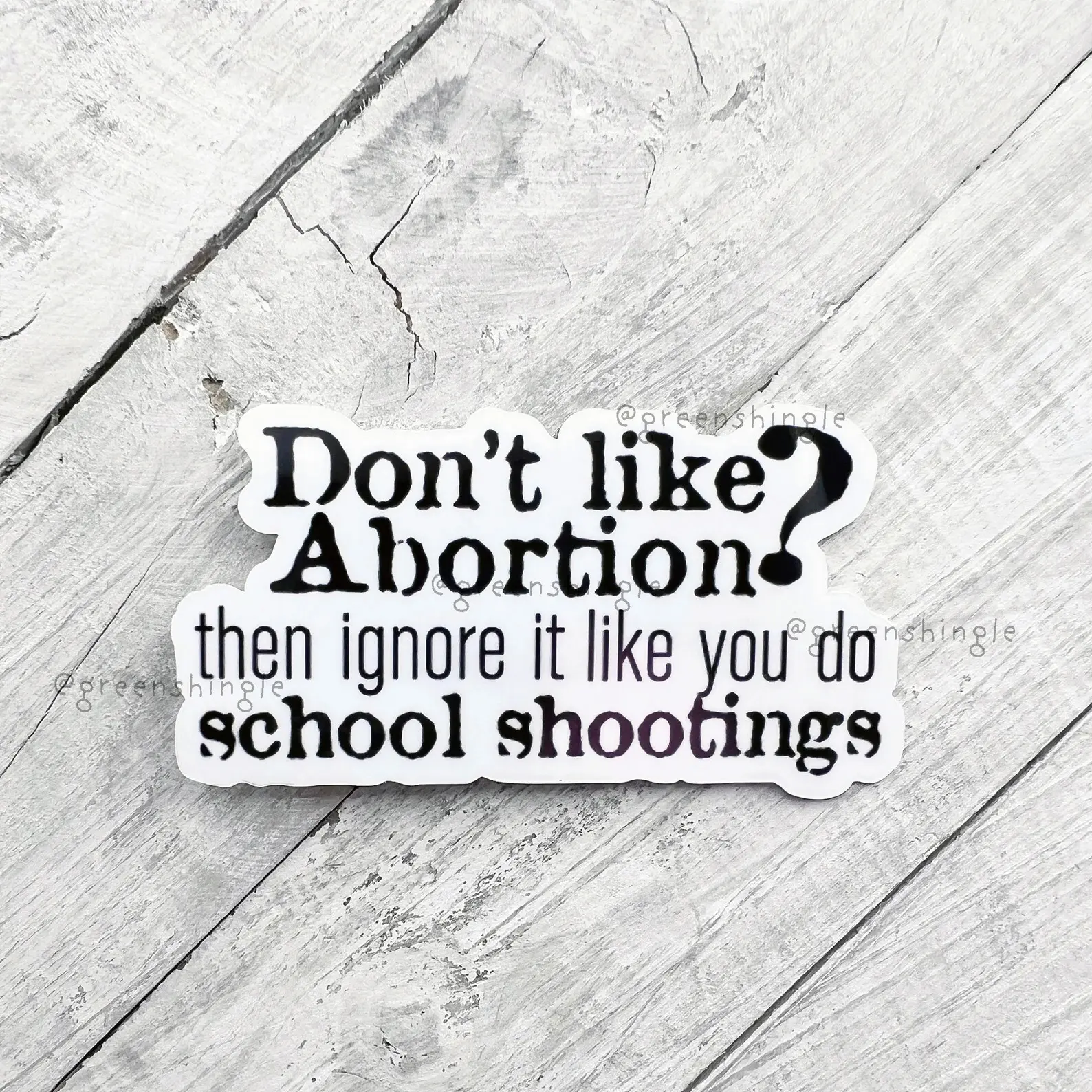 Don't like abortion Kiss Cut sticker | feminist activist |  pro choice sticker | abortion is healthcare |  Kiss Cut Sticker | Feminist Sticker