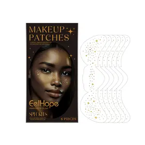 Eelhope Party Freckle Tattoo Stickers Create Natural Freckle Makeup Makeup Stickers With Glitter Spot Tattoos Water Proof