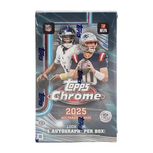 2025 TOPPS CHROME HOBBY BOX (NFL)